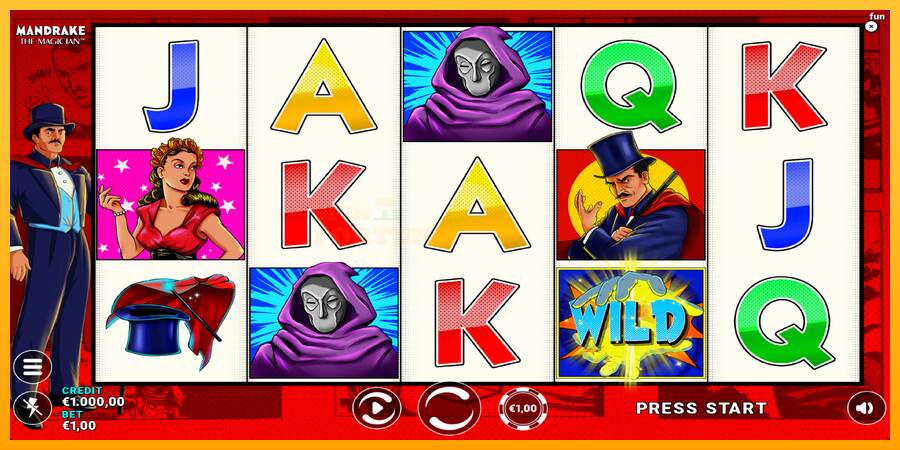 Mandrake the Magician mesin permainan untuk uang, gambar 2