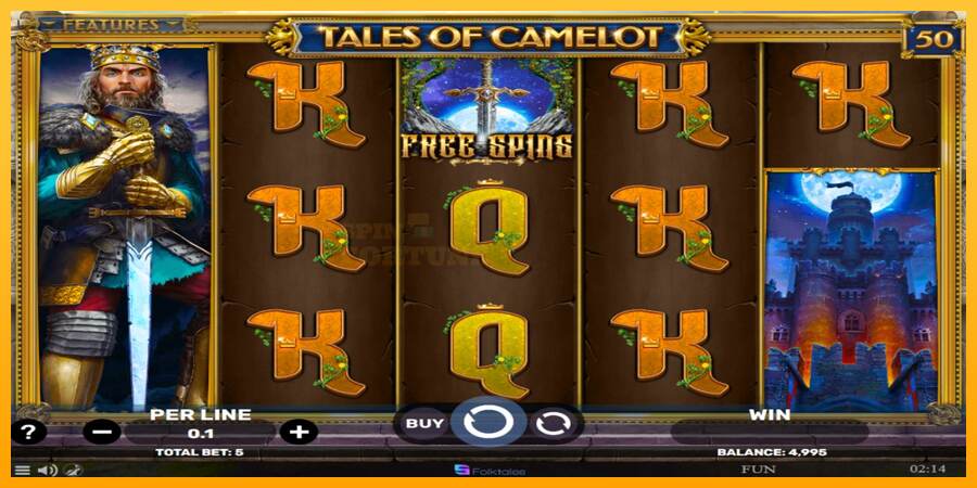 Tales of Camelot mesin permainan untuk uang, gambar 2