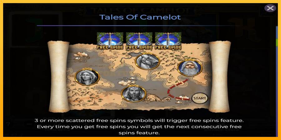 Tales of Camelot mesin permainan untuk uang, gambar 4