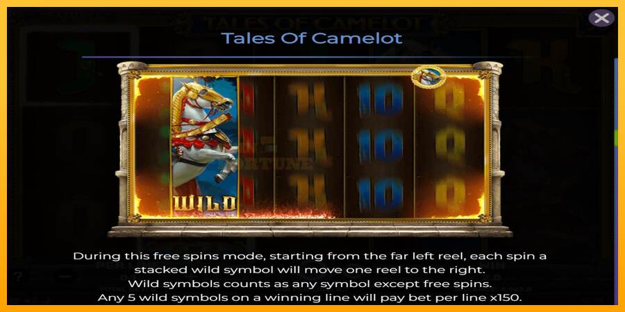 Tales of Camelot mesin permainan untuk uang, gambar 5