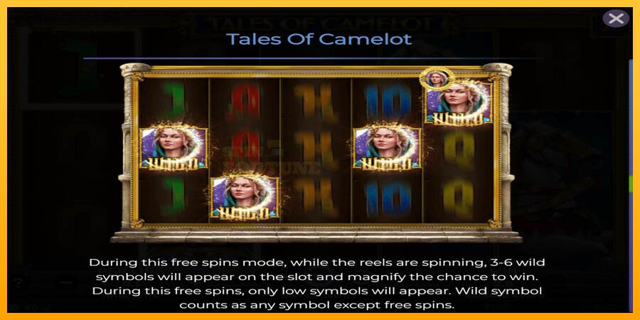 Tales of Camelot mesin permainan untuk uang, gambar 6