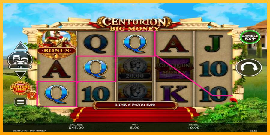 Centurion Big Money mesin permainan untuk uang, gambar 3