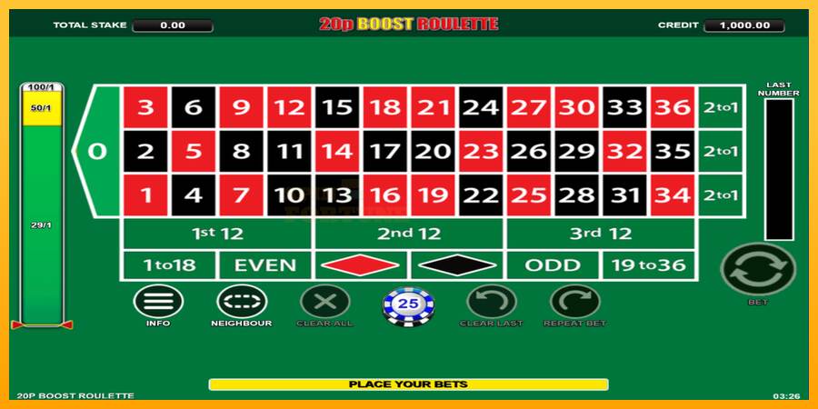 20p Boost Roulette mesin permainan untuk uang, gambar 2