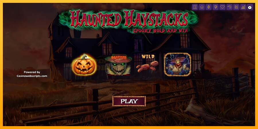 Haunted Haystacks - Spooky Hold and Win mesin permainan untuk uang, gambar 1