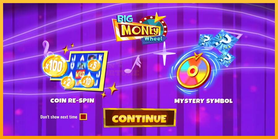 Big Money Wheel mesin permainan untuk uang, gambar 1