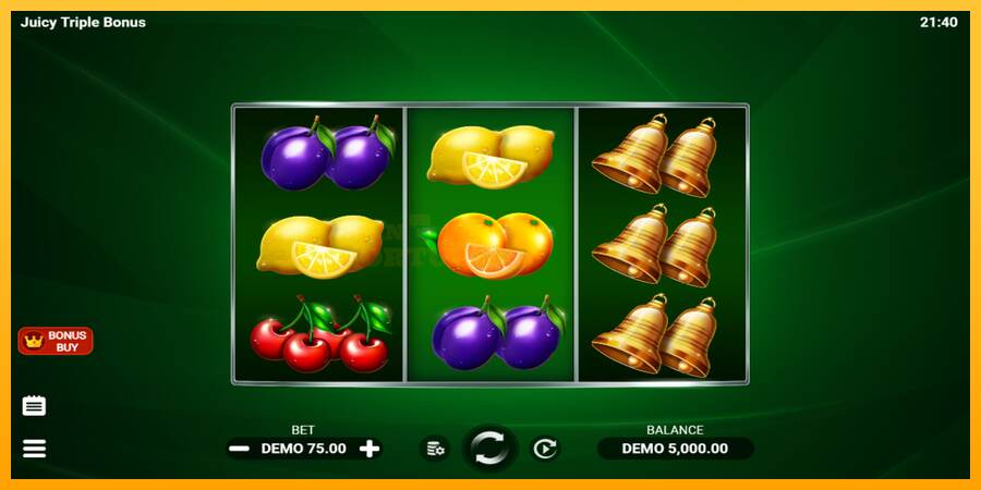 Juicy Triple Bonus mesin permainan untuk uang, gambar 2