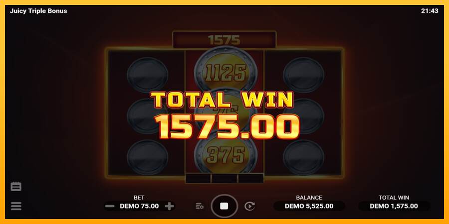 Juicy Triple Bonus mesin permainan untuk uang, gambar 4