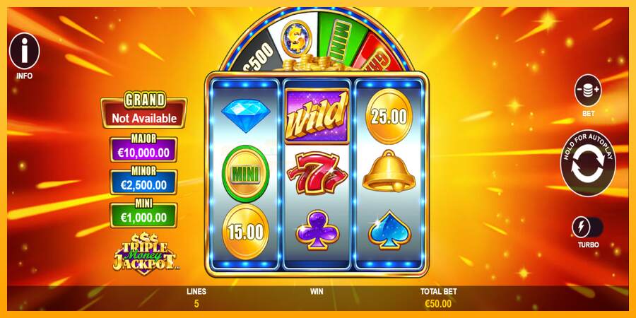 Triple Money Jackpot mesin permainan untuk uang, gambar 2