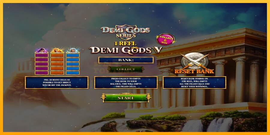 1 Reel - Demi Gods V mesin permainan untuk uang, gambar 1