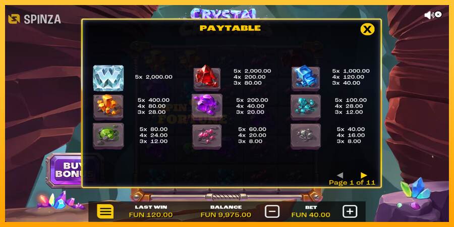 Crystal Crushers mesin permainan untuk uang, gambar 5