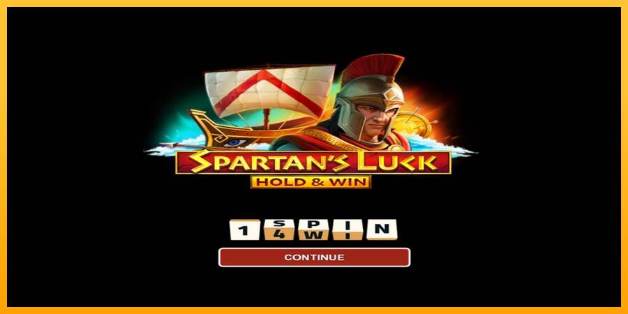 Spartans Luck Hold & Win mesin permainan untuk uang, gambar 1