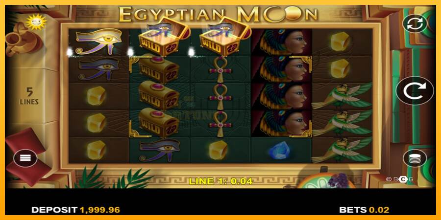 Egyptian Moon mesin permainan untuk uang, gambar 3