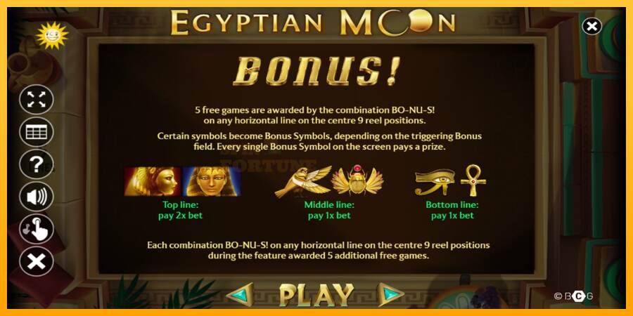 Egyptian Moon mesin permainan untuk uang, gambar 5