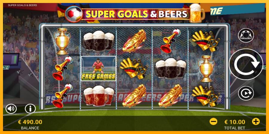 Super Goals & Beers mesin permainan untuk uang, gambar 2