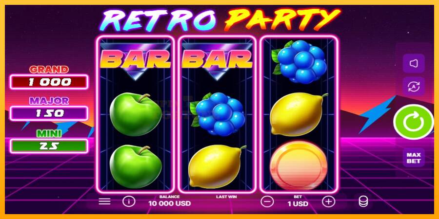 Retro Party mesin permainan untuk uang, gambar 1