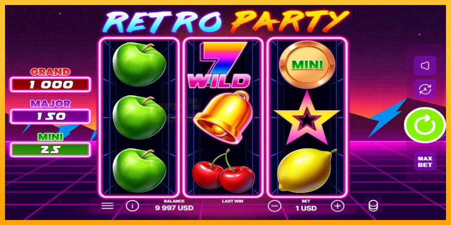 Retro Party mesin permainan untuk uang, gambar 2