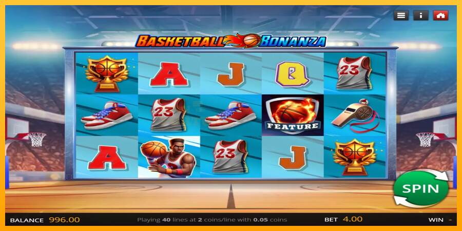 Basketball Bonanza mesin permainan untuk uang, gambar 1