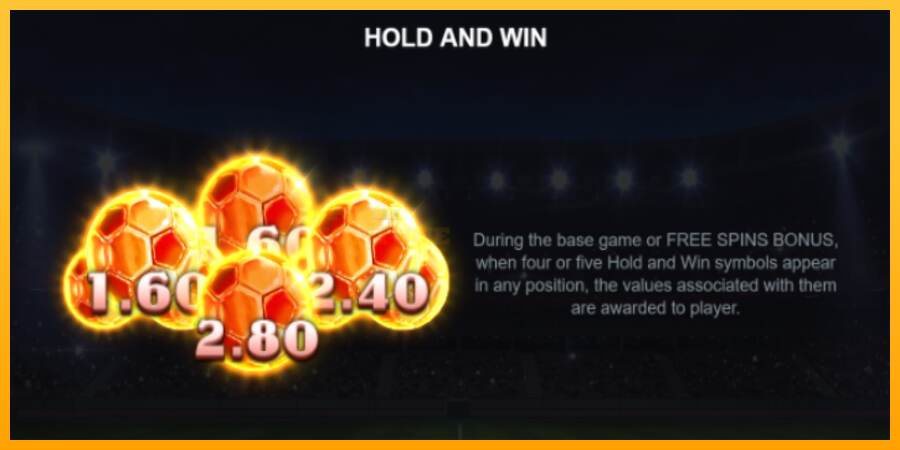 Football Blast Hold and Win mesin permainan untuk uang, gambar 5