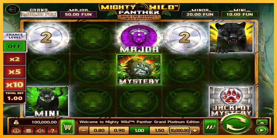 Mighty Wild: Panther Grand Platinum Edition mesin permainan untuk uang, gambar 1