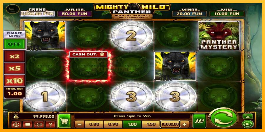 Mighty Wild: Panther Grand Platinum Edition mesin permainan untuk uang, gambar 2