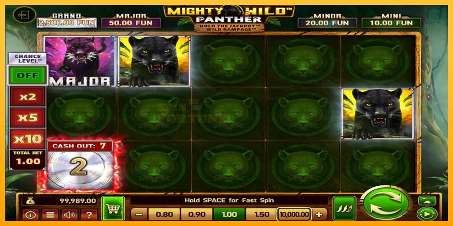 Mighty Wild: Panther Grand Platinum Edition mesin permainan untuk uang, gambar 3