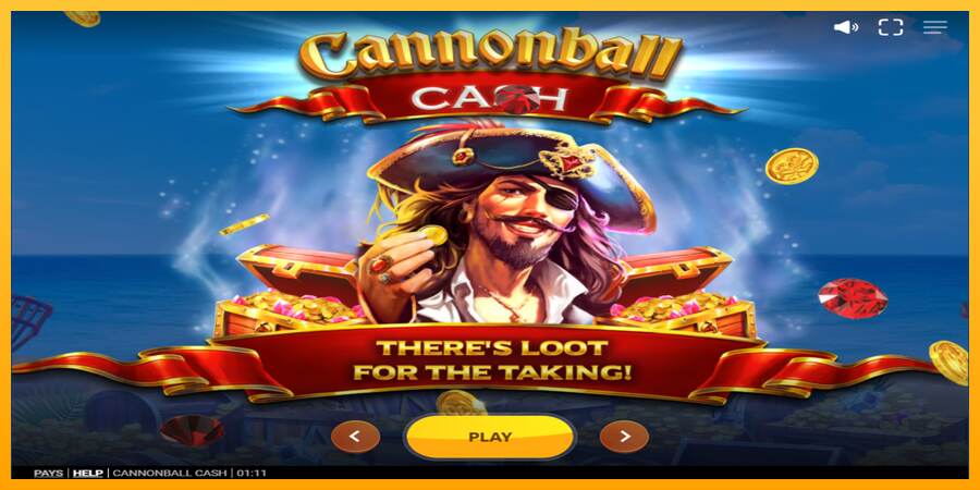 Cannonball Cash mesin permainan untuk uang, gambar 1