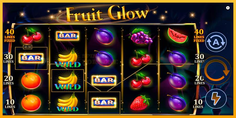 Fruit Glow mesin permainan untuk uang, gambar 3