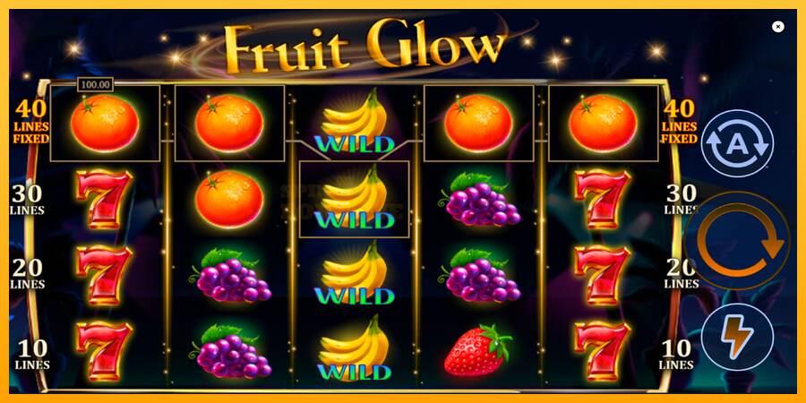 Fruit Glow mesin permainan untuk uang, gambar 4