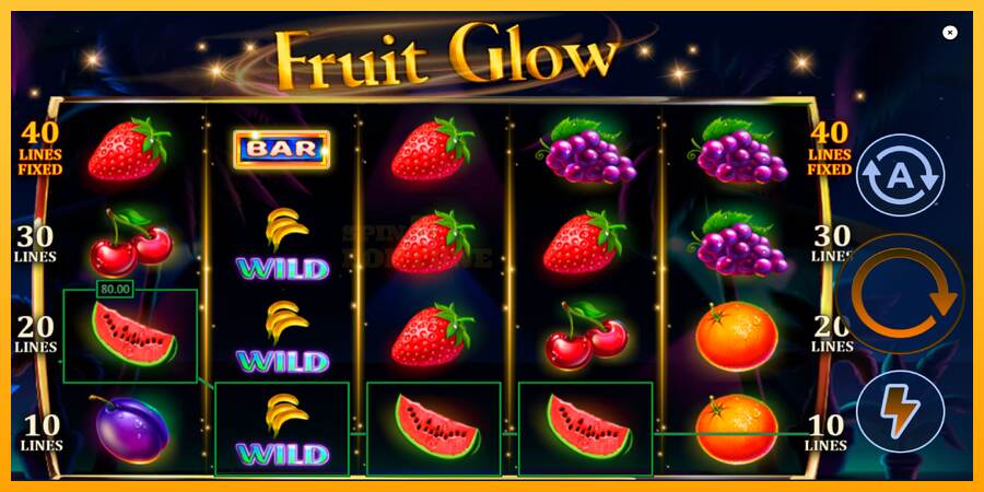 Fruit Glow mesin permainan untuk uang, gambar 5