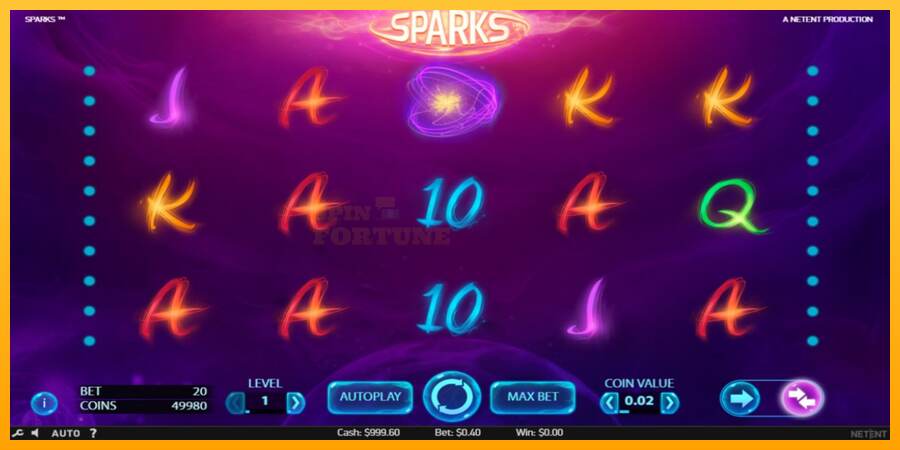 Sparks mesin permainan untuk uang, gambar 2