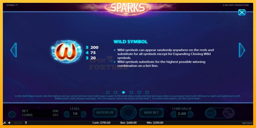 Sparks mesin permainan untuk uang, gambar 6