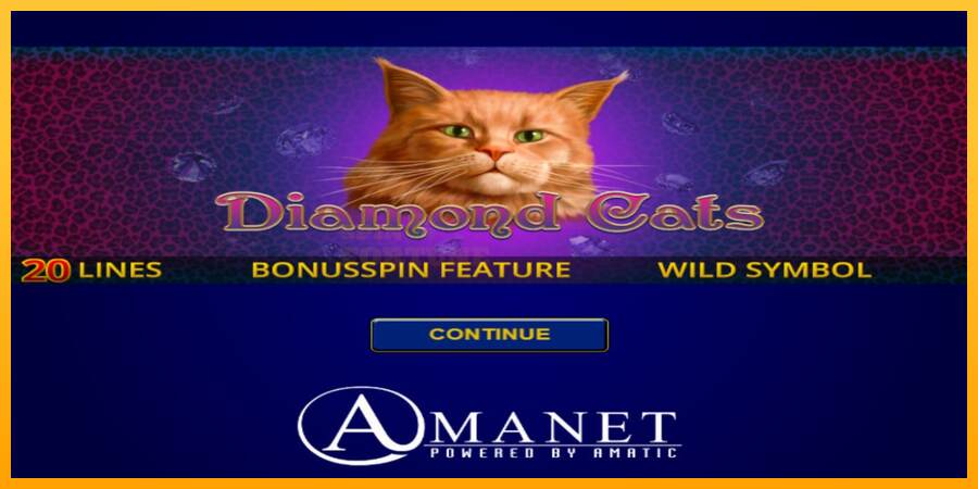 Diamond Cats mesin permainan untuk uang, gambar 1