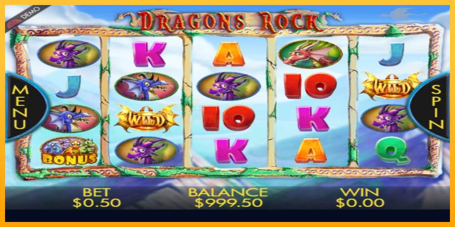 Dragons Rock mesin permainan untuk uang, gambar 2