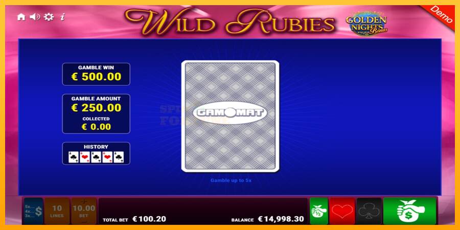 Wild Rubies Golden Nights mesin permainan untuk uang, gambar 9