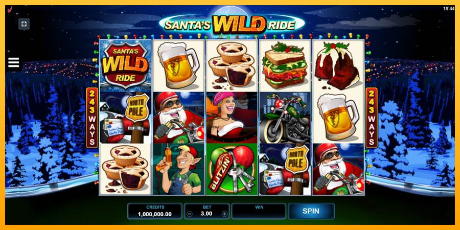 Santas Wild Ride mesin permainan untuk uang, gambar 2