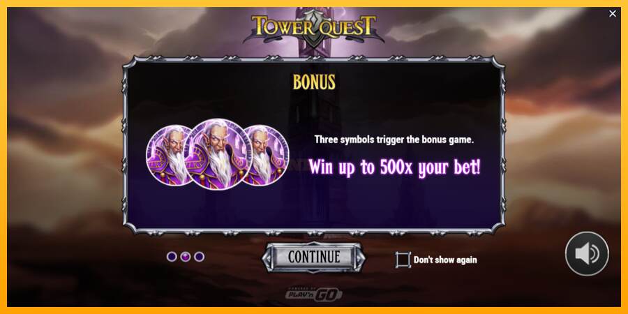 Tower Quest mesin permainan untuk uang, gambar 1