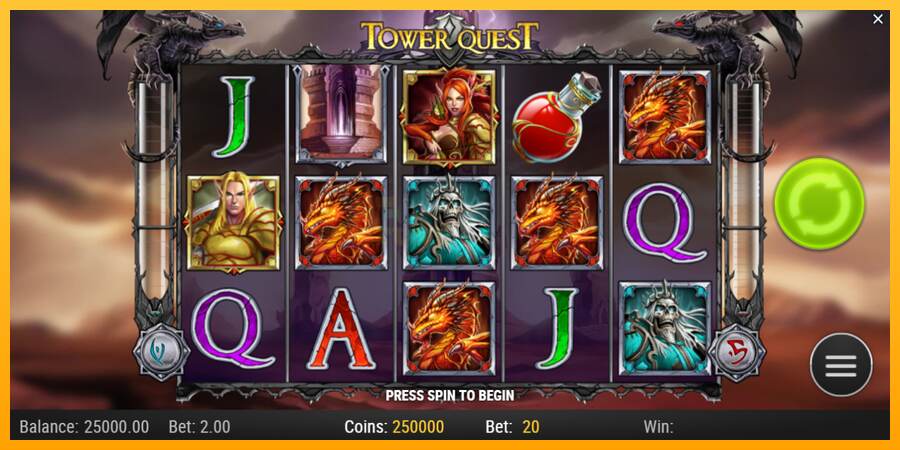 Tower Quest mesin permainan untuk uang, gambar 2