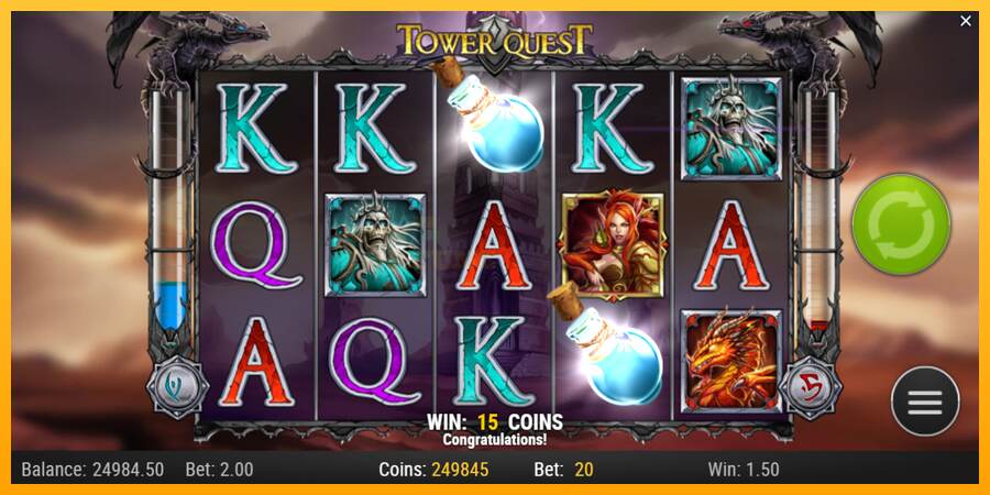 Tower Quest mesin permainan untuk uang, gambar 4