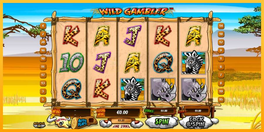 Wild Gambler mesin permainan untuk uang, gambar 1