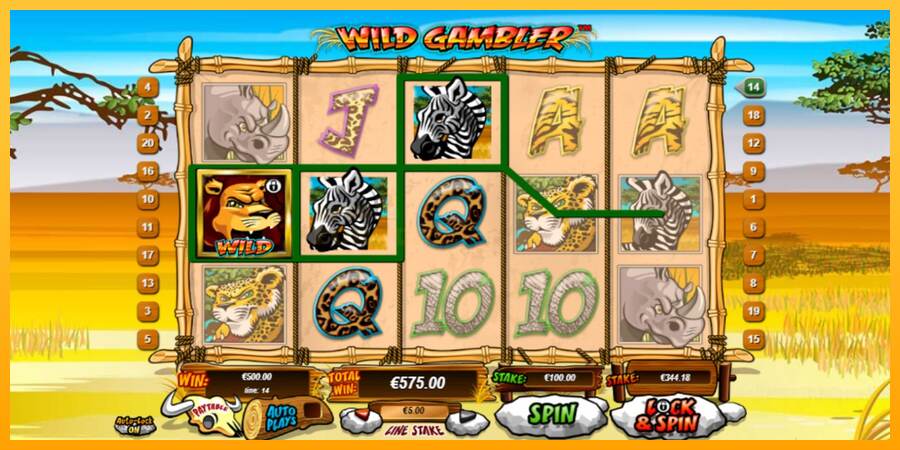 Wild Gambler mesin permainan untuk uang, gambar 2