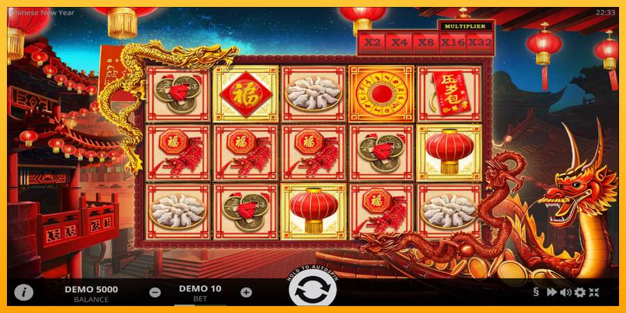 Chinese New Year mesin permainan untuk uang, gambar 1