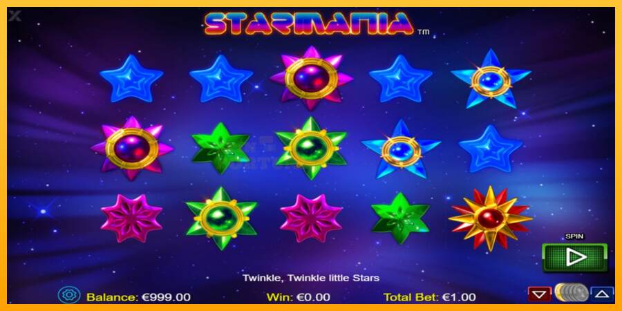 Starmania mesin permainan untuk uang, gambar 1