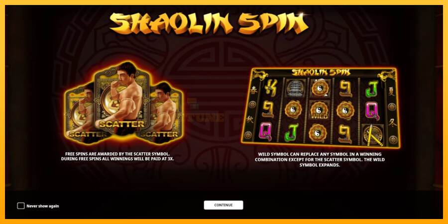 Shaolin Spin mesin permainan untuk uang, gambar 1