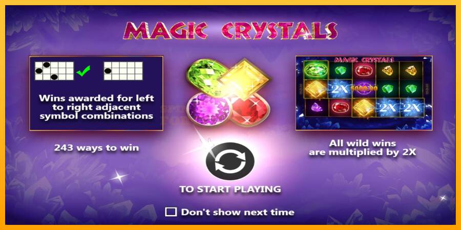 Magic Crystals mesin permainan untuk uang, gambar 1