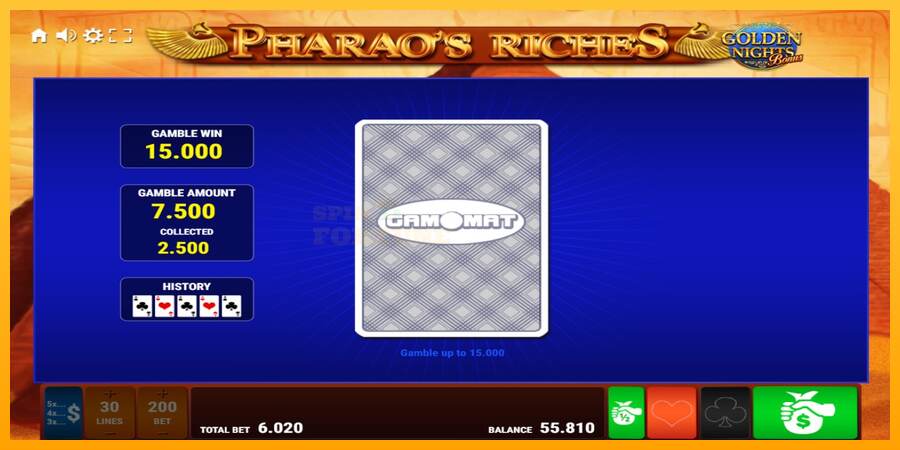 Pharaos Riches Golden Nights mesin permainan untuk uang, gambar 5