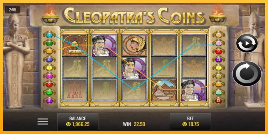 Cleopatra’s Coins mesin permainan untuk uang, gambar 2