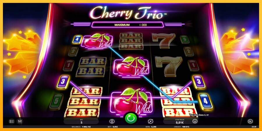 Cherry Trio mesin permainan untuk uang, gambar 3