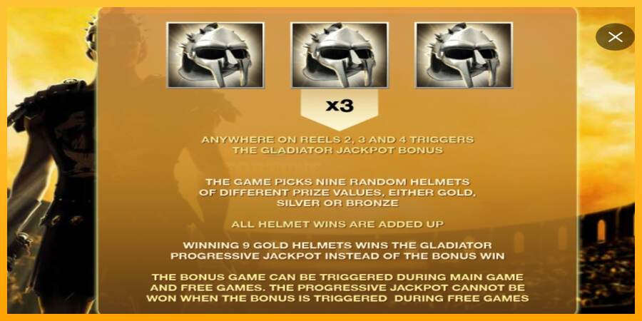 Gladiator Jackpot mesin permainan untuk uang, gambar 4