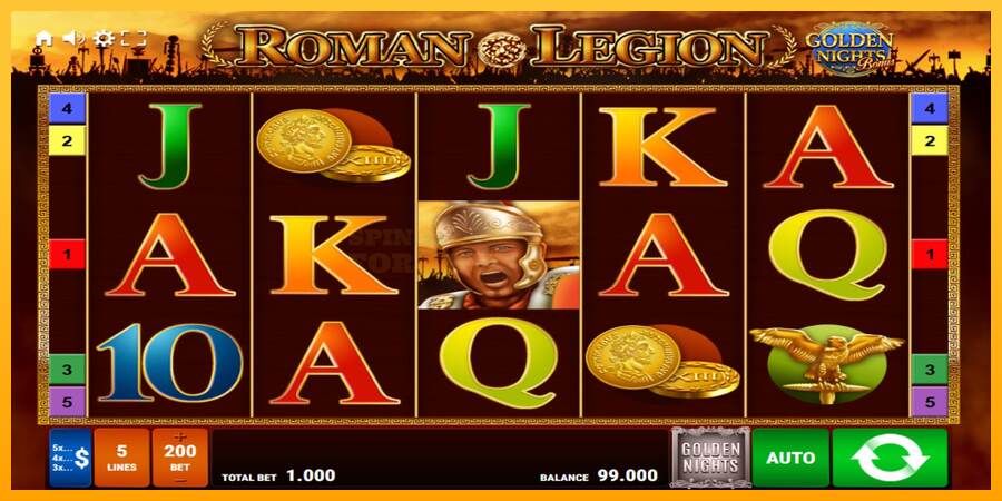 Roman Legion Golden Nights mesin permainan untuk uang, gambar 1