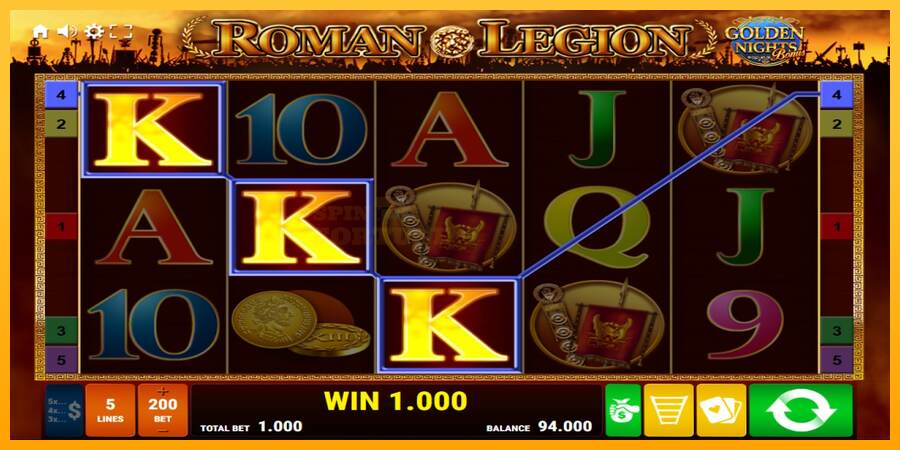 Roman Legion Golden Nights mesin permainan untuk uang, gambar 2